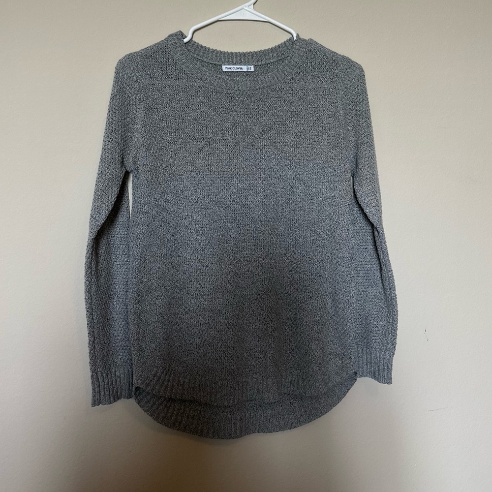 Pink clover sweater